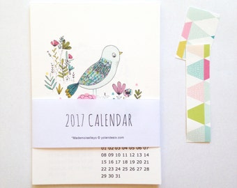 SALES -20 % OFF - 2017 calendar - 2017 desk calendar 2017 wall calendar, 12 cards - size 4 x 6 inch