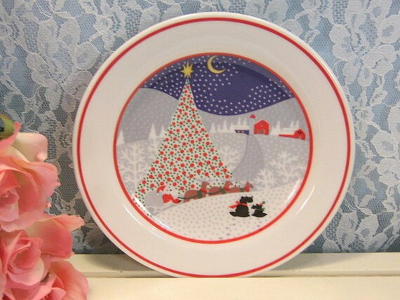 Vintage Noritake China Twas The Night Before Christmas Lunch