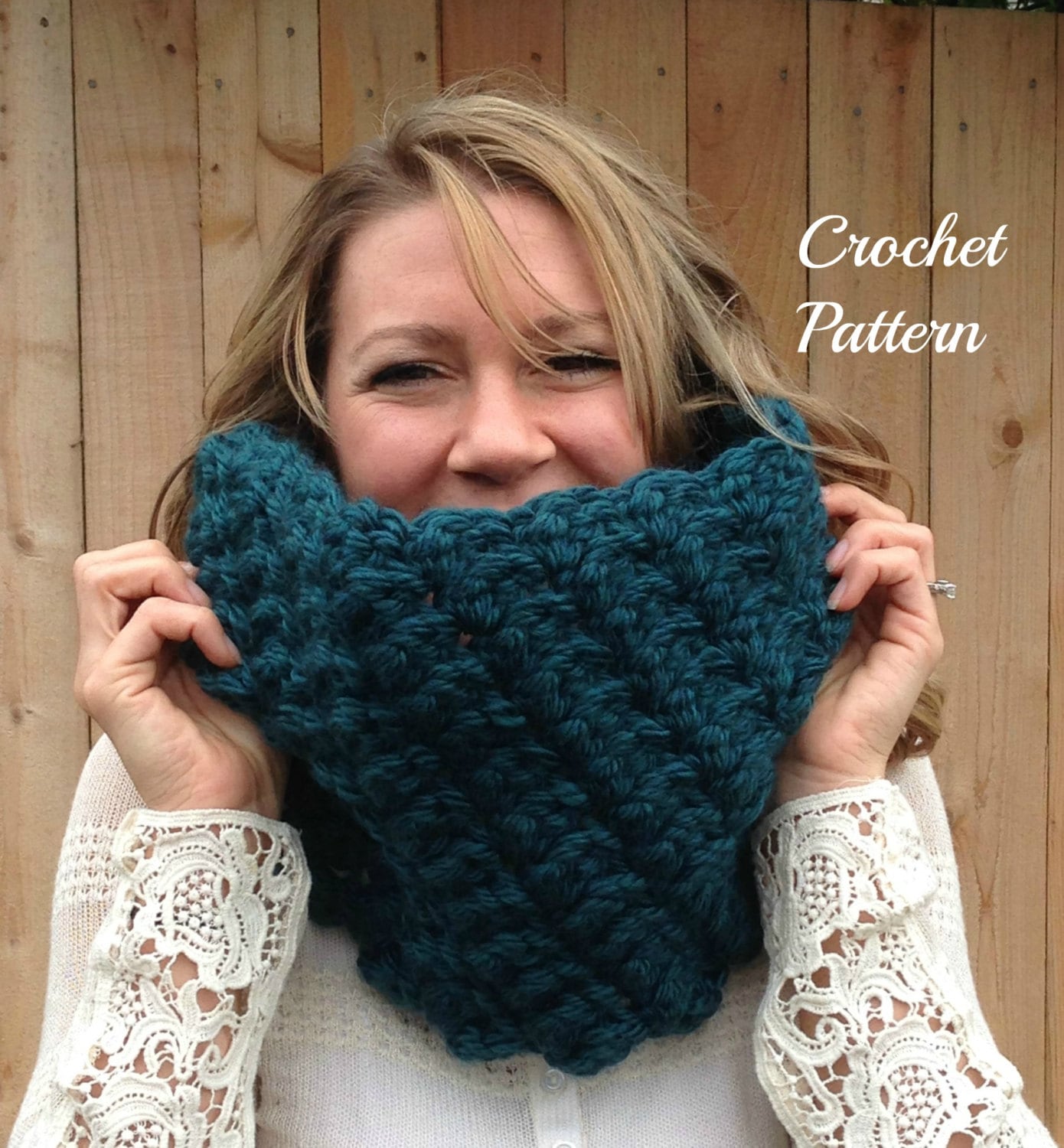 CROCHET PATTERN Chunky Cowl Crochet Pattern Crochet Cowl