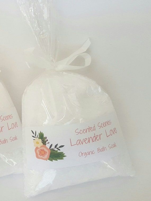 ScentedScenes Organic Bath Soak, Custom made Wedding baby quinceanera