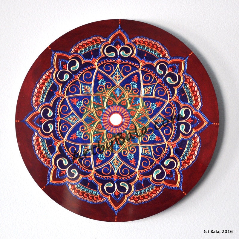 Mandala Metal Print by ArtsbyBala on Etsy