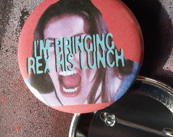 Corey Liv Tyler pin large Empire Records pin badge Rex Manning Day button pinback buttons Damn the Man Save the Empire