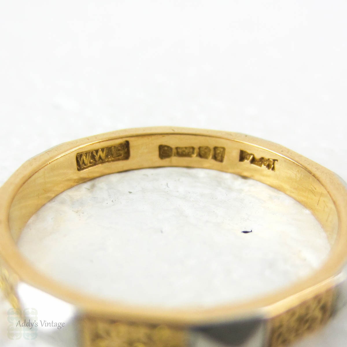 forget-me-nots antique wedding ring