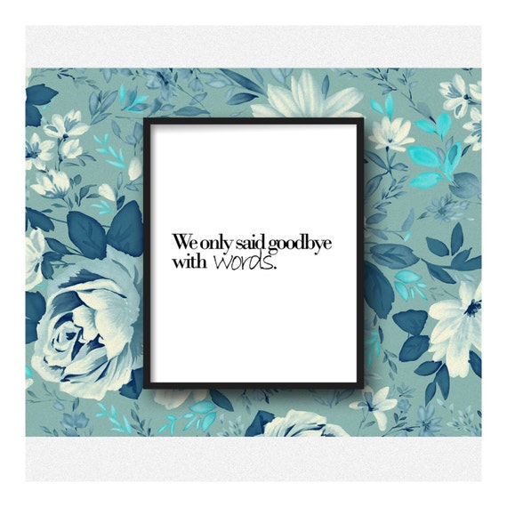 Amy Winehouse We Only Said Goodbye with Words DIGITAL