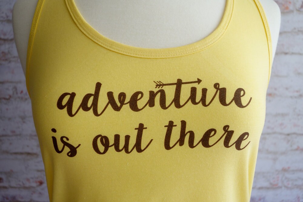 adventure is out there t shirt