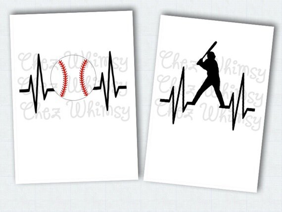 Free Free Baseball Heartbeat Svg 24 SVG PNG EPS DXF File