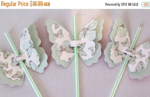 SALE 50% OFF Cocktail Straw Party Favors for Wedding Bridal or Baby Shower Birthday Bar Mitzvah Party 4th of July BBQ Il_570xn