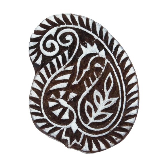 Paisley Motif Hand Carved Indian Block Printing St Tjap | indian hand carved st printing block paisley pattern st Paisley Motif Hand Carved Indian Block Printing St Tjap | indian hand carved st printing block paisley pattern st