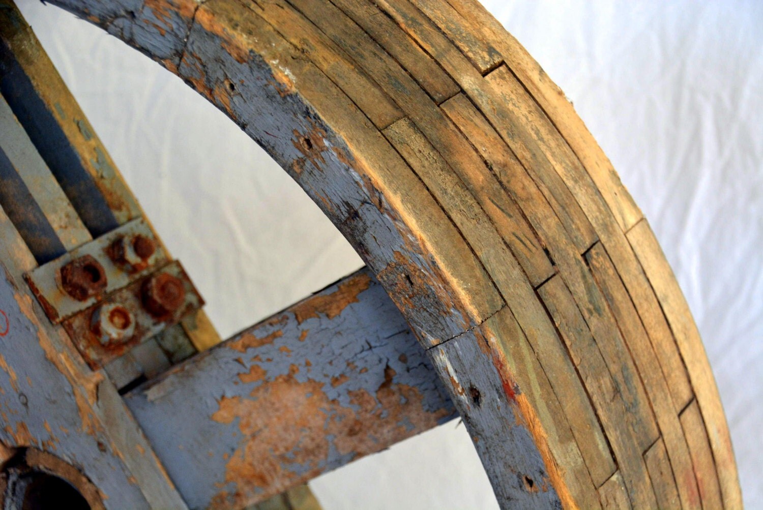 Huge Wooden Belt Pulley Wheel Multilayer 30x6