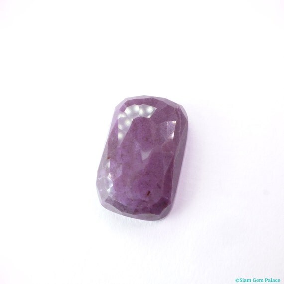 GemQuality Turkish Purple Jade Faceted Cabochon. by gempalace