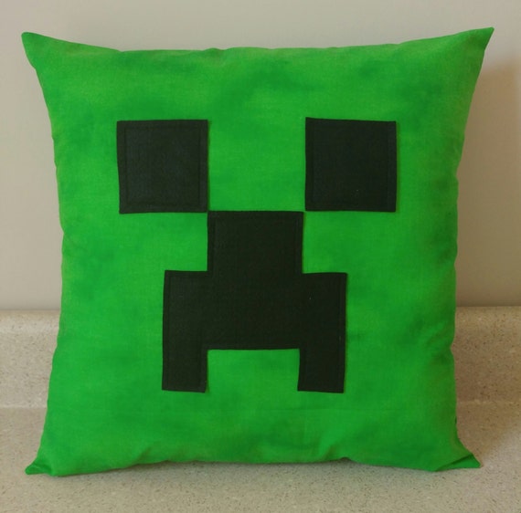 minecraft creeper green pillow buddy