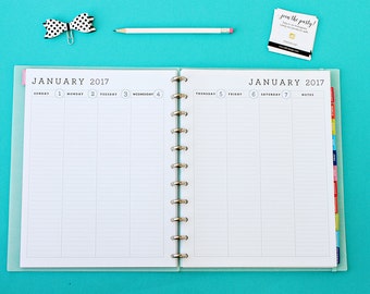 items similar to 2015 2016 planner weekly with morning afternoon