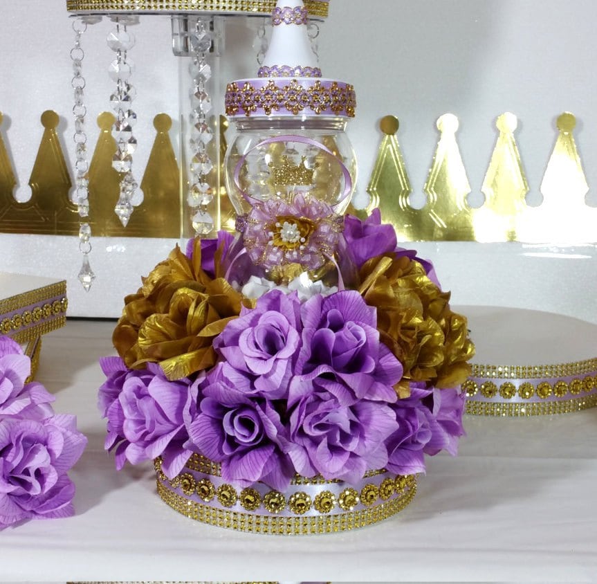 Princess Baby Shower Table Centerpieces