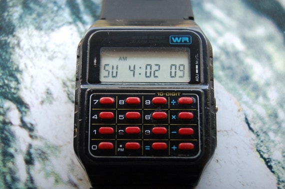casio calculator wrist watch