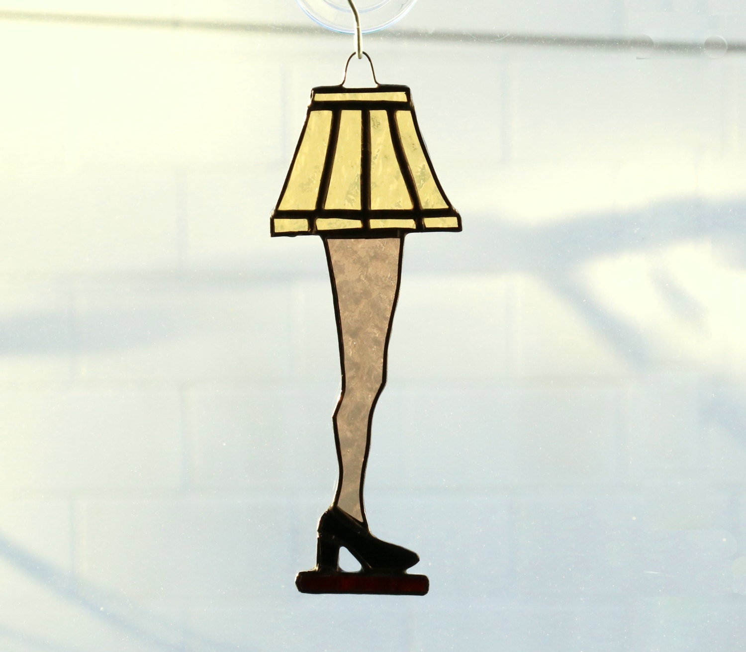 Leg Lamp Stained Glass Sun catcher A Christmas Story Stained