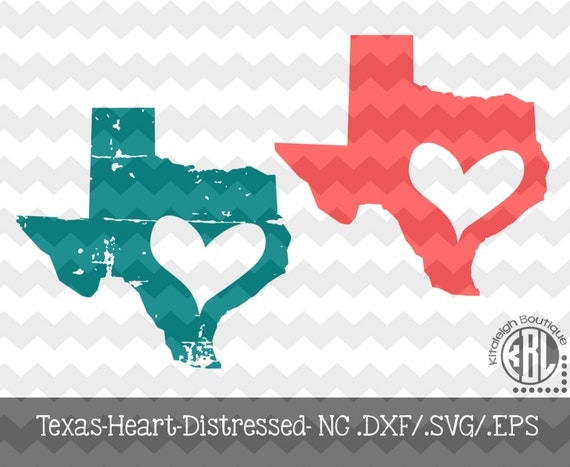 Download Texas-Heart-Distressed design pack INSTANT DOWNLOAD in