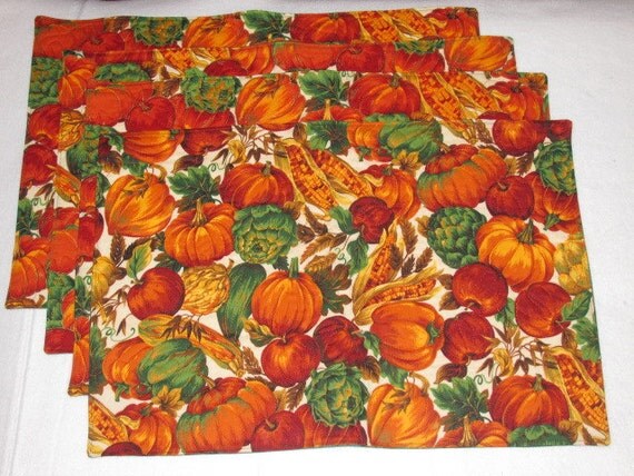 Thanksgiving Pumpkin Placemats | Thanksgiving Wikii