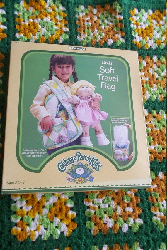 Cabbage Patch Kids Doll Soft Travel Bag 1983 Sealed by cherlove2