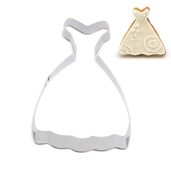  Wedding dress cookie cutter 