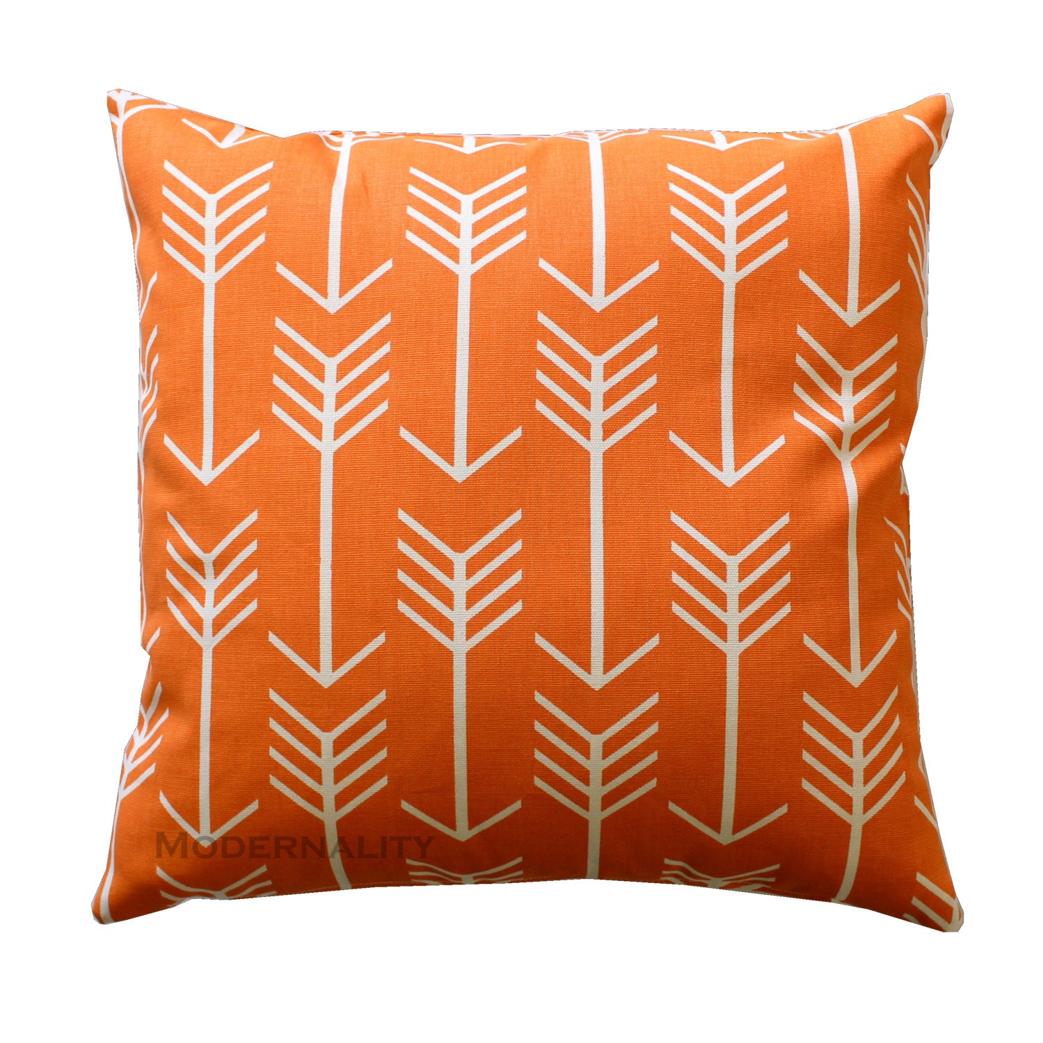 Arrow Pillow Cover Apache Orange Pillow by ModernalityHomeDecor