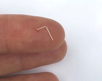 1 mm Silver Nose Stud - 14k Rose Gold Filled Nose Stud - 1mm Flat Dot Studs Nose Ring - 24 Gauge Nose Stud - Teeny Tiny Nose Piercing Stud