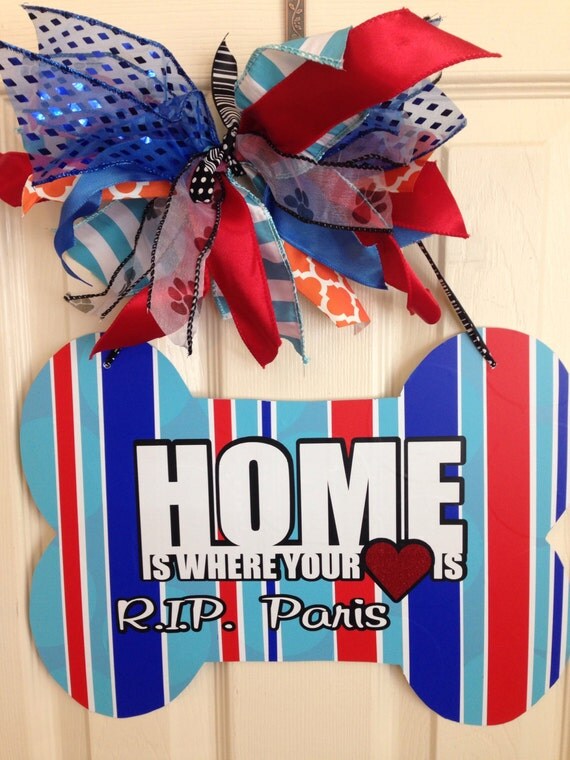 Pet Door Hanger Dog Door Decor by thepaisleypetalvegas on Etsy