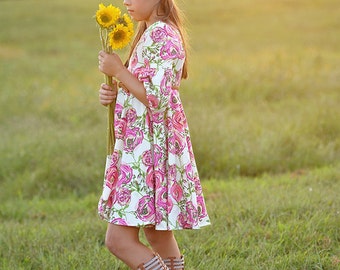 NEW: Julianna Top Dress PDF Pattern & Tutorial, All sizes 2-10 years included