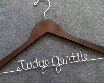 Judge Hanger, Custom Judge Hanger, Lawyer Hanger, Lawyer Gift Idea, Judge Appointment Gift, New Judge Gift, Judge Gift Idea, Judicial Theme