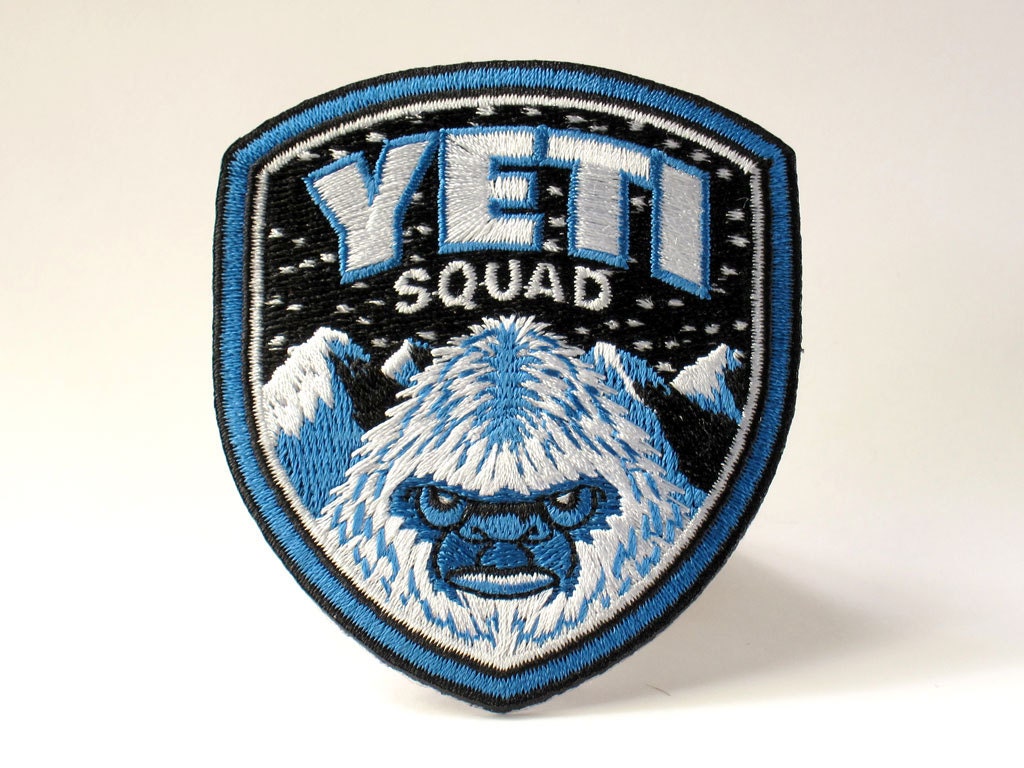 Yeti Squad embroidered patch
