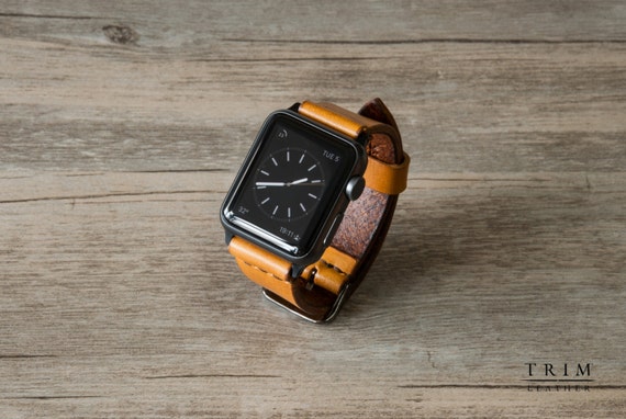 Apple Watch Band Leather Watch Bands Minimal in by TRIMleather