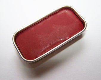 New York Red Mineral Lip Color - Lipstick In A Tin - Vegan Mineral Makeup - Cruelty Free Cosmetics