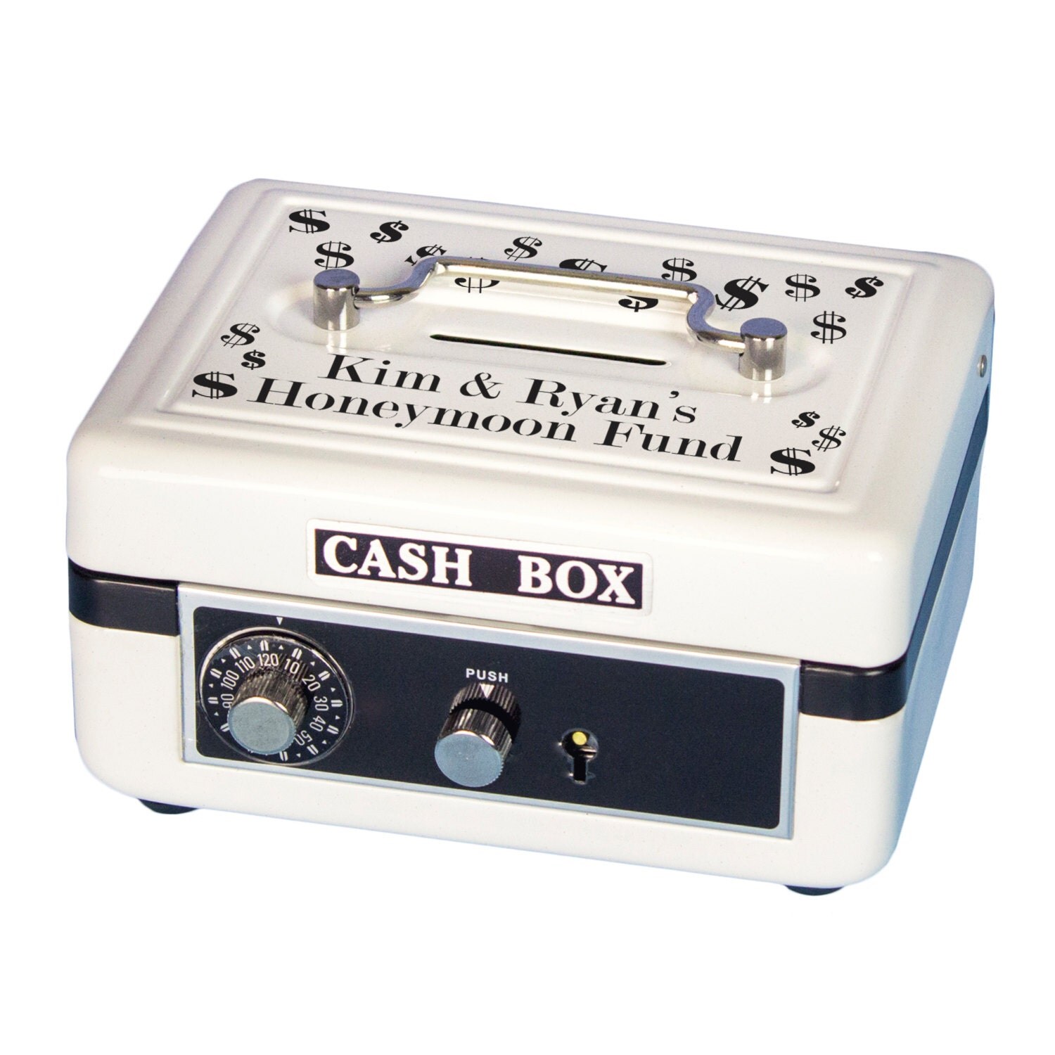 Custom Metal Cash Box Vacation Fund Car Disney Fund Honeymoon