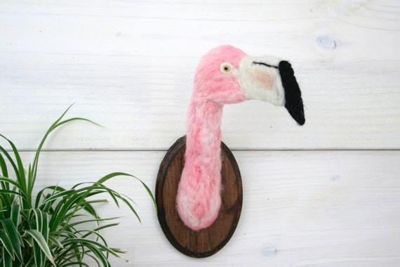 Flamingo Faux-Taxidermy (Phoenicopterus ruber)