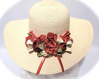 SUMMER SALE>>>>Kentucky Derby Hat Sun Hats Women's Hat - DH-107