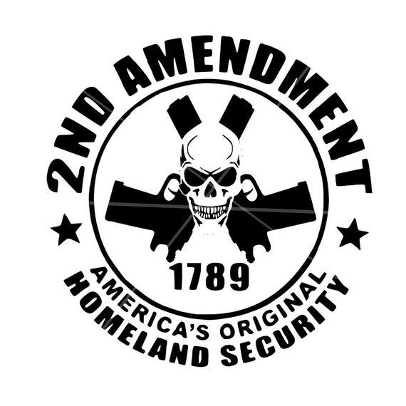 Download SVG 2nd Amendment SVG Gun Rights svg Skull svg Skull