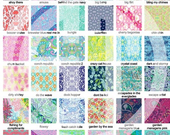 MORE Lilly Pulitzer Vinyl or htv...choice 6x6, 8.5x11, 12x12 12x24 or 12x36 .... Please read item description before purchase.