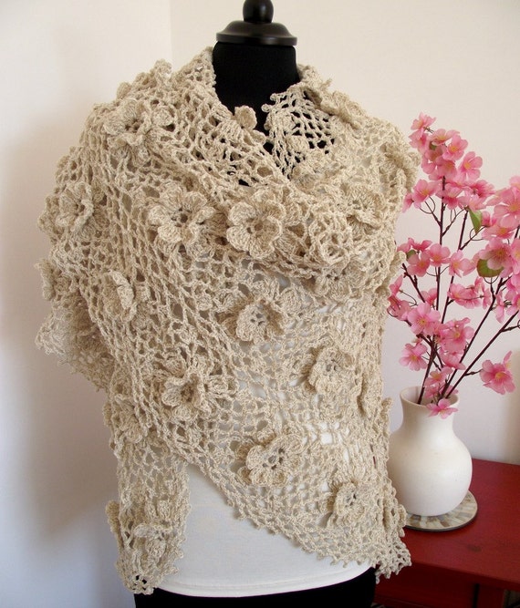 CROCHET PATTERN SHAWL women shawl Josephine by LiliaCraftParty