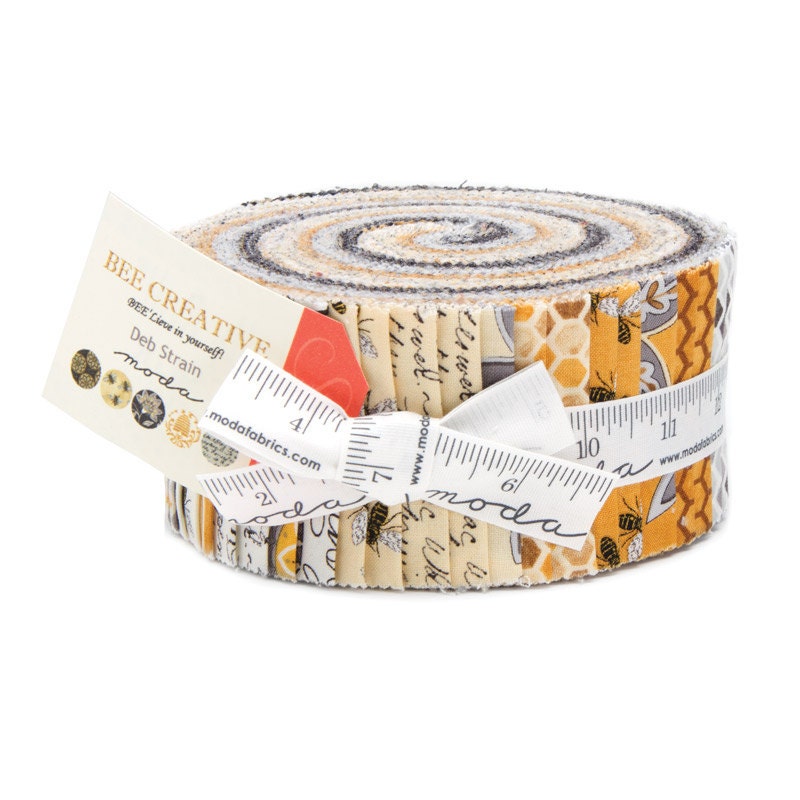 Bee Creative Jelly Roll by Deb Strain for Moda Fabrics