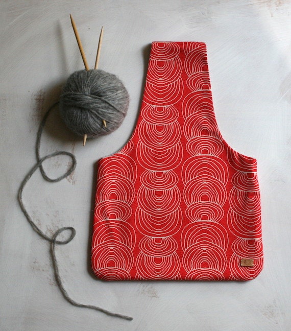 Yarn Arm Bag Tote Knitting Sewing Project Medium Bag Project