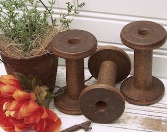 Vintage Wooden Spool, Craft Organization, Crafts Spool, Sewing Spool, Trim/Ribbon Spool, Spools, Antique Spools