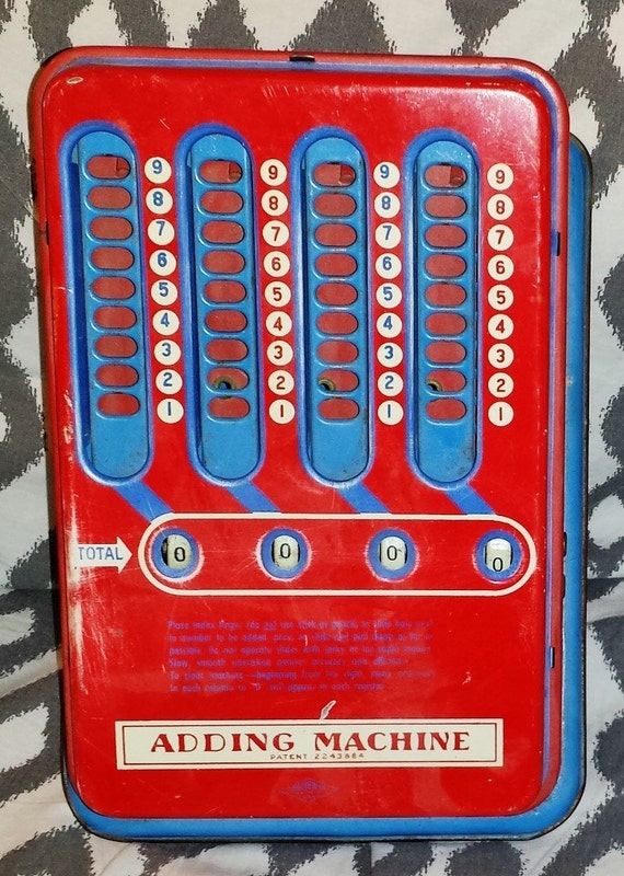 vintage wolverine adding machine