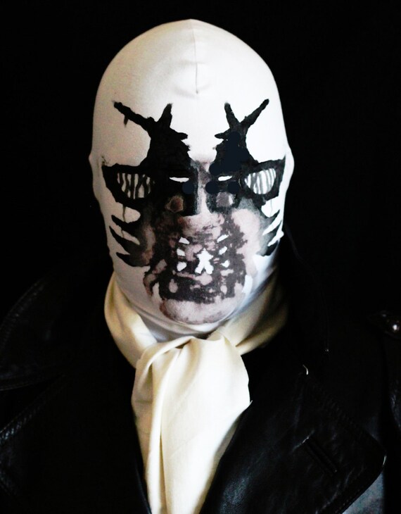 Rorschach mask with REAL moving inkblots