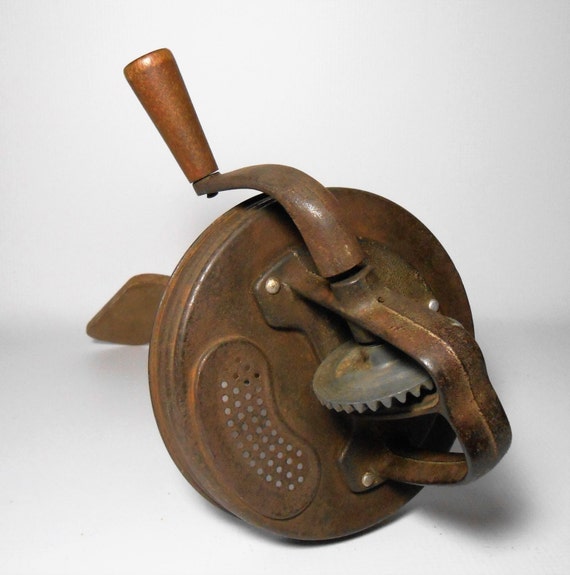 Antique Butter Churn Top Wood Paddle Lid Butter by TheBackShak