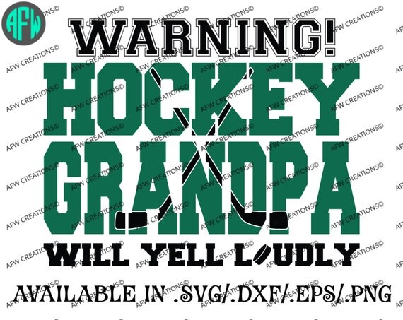 Download Digital Cut File Hockey Grandpa Sports Grandpa SVG DXF