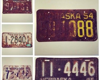 Antique License Plates