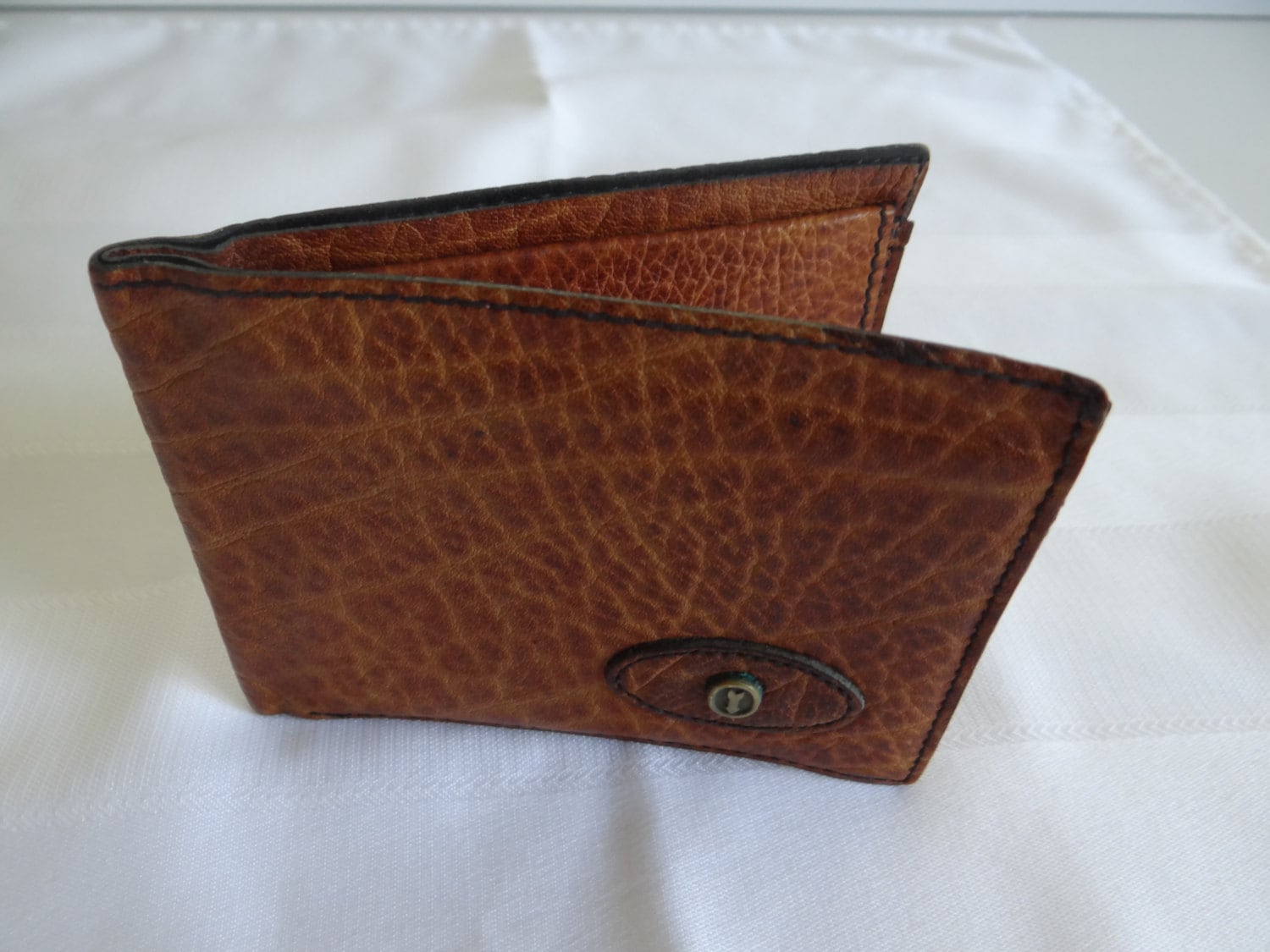 Rare Vintage Men's Caracciola Goldpfeil Leather Wallet