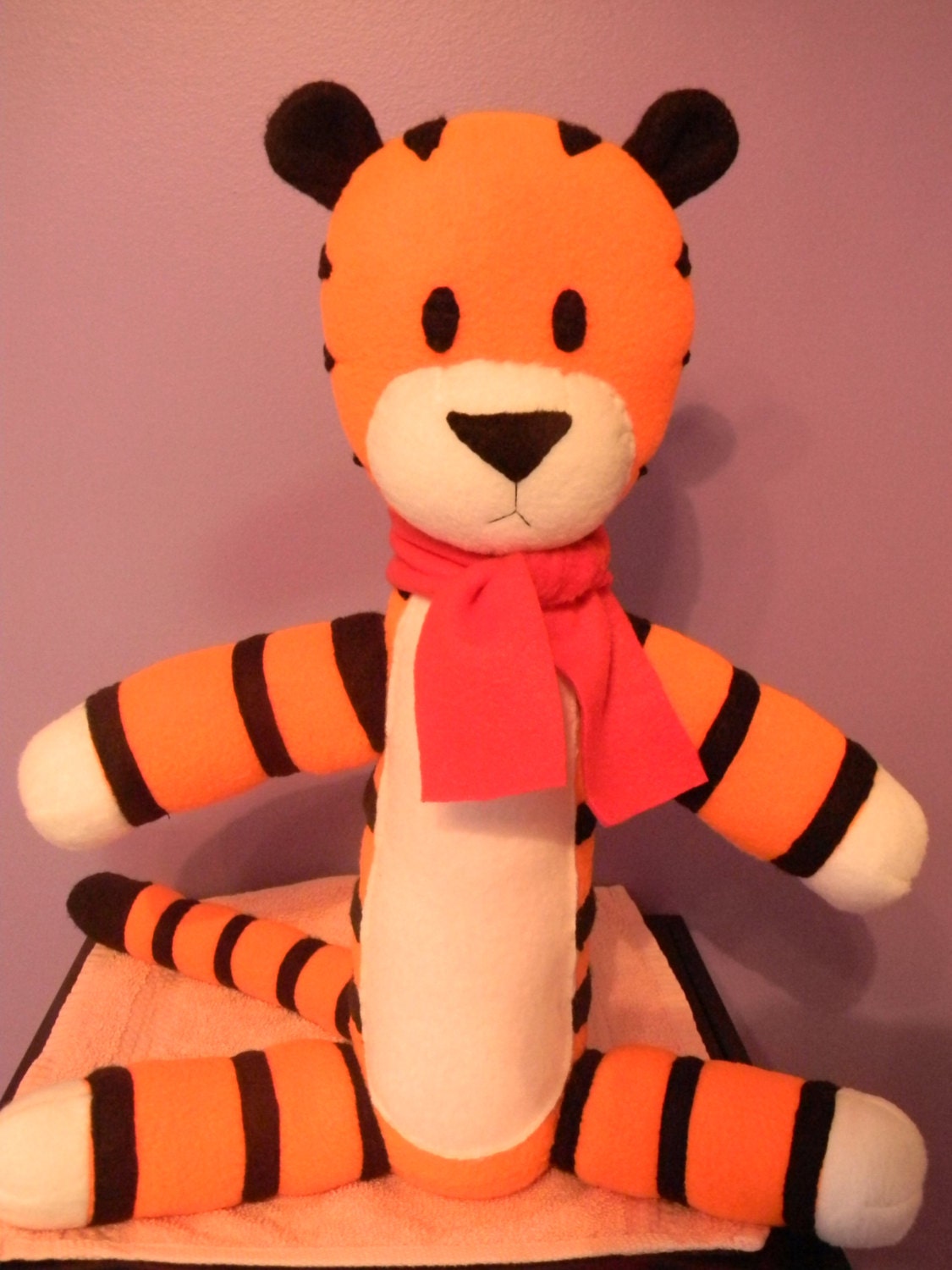 stuffed hobbes doll