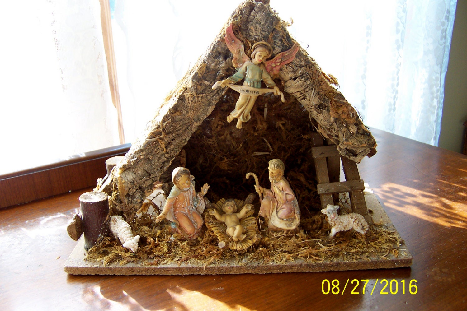 Vintage Nativity Set Made in Italy Creche Christmas Scene