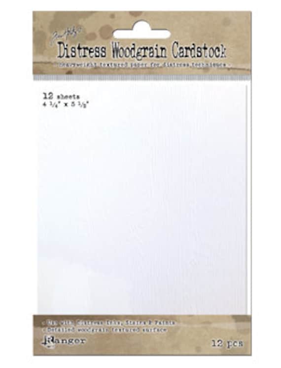 Tim Holtz Distress Woodgrain Cardstock