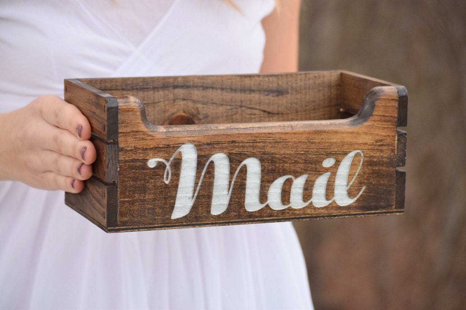 Mail Holder Mail Organizer Rustic Mail Holder Wood Mail